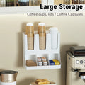 Moriselva Coffee Station Organizer — Your Wall-Mounted Café Corner, Perfected